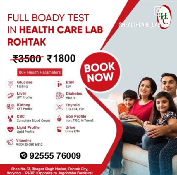 FULL BODY HEALTH CHECK-UP WITH 86 PARAMETER